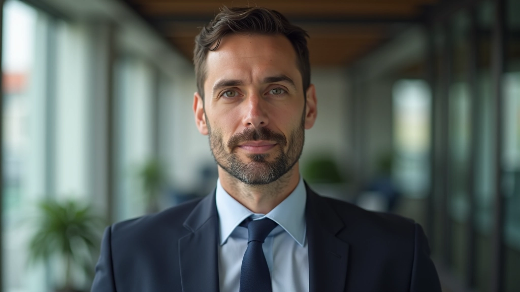 Pessoa com expressão pensativa e reflexiva numa reunião, demonstrando consciência e responsabilidade